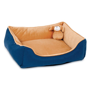 Aspen Pet Rectangular Lounger With Toy